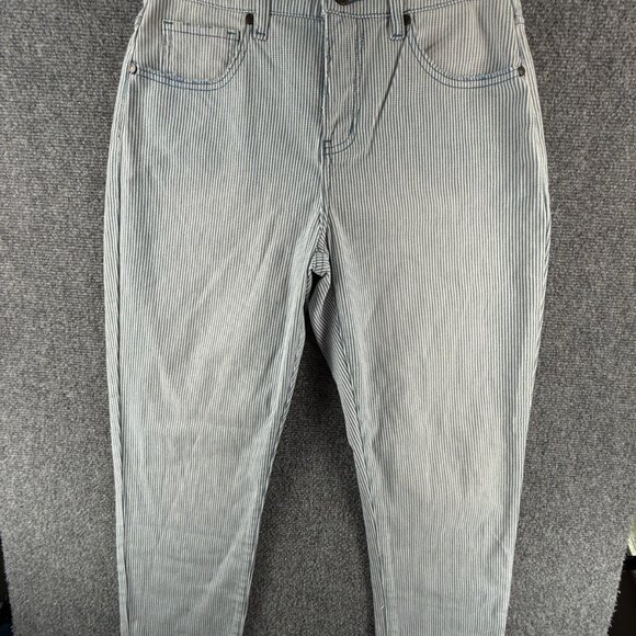 Carve Designs Jeans Women Size 6 Striped Blue White Stretch Adult ACTL 28 - Picture 1 of 16